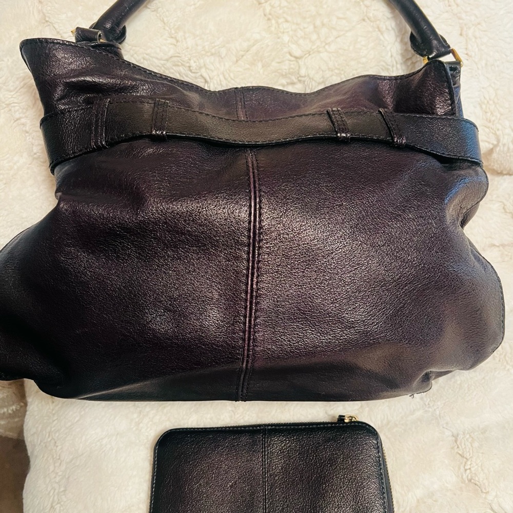 Burberry Black Leather hobo Bag and Wallet - Picture 2 of 8